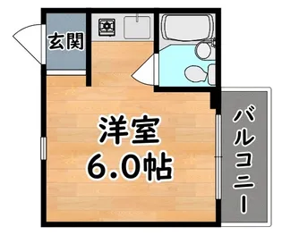 メゾン六甲【4階】の間取り