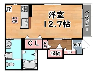 ラーク・コーポ【1階】の間取り