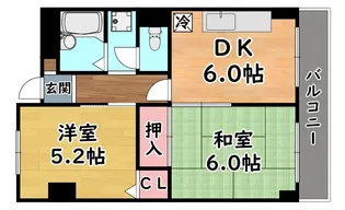 ハイツ安国【2階】の間取り