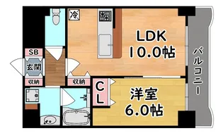 アムール住吉【6階】の間取り