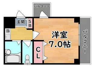 ルミエールROKKO【3階】の間取り