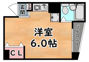 アネックス御影【3階】の間取り