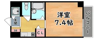 エスキーナ郡家【2階】の間取り