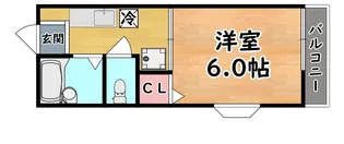 アルティスタ神戸【1階】の間取り