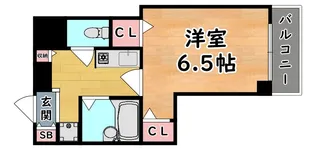 アルシュ住吉【4階】の間取り