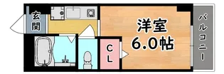 アムール水道筋【2階】の間取り