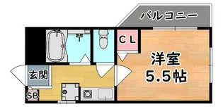 川辺ビル【1階】の間取り