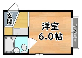 ダイドーメゾン六甲【4階】の間取り