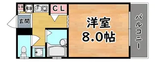 ソレイユ六甲【2階】の間取り