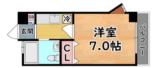 アムール六甲駅前【3階】の間取り
