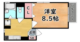 メゾン琵琶町【2階】の間取り