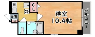 エクレール六甲【2階】の間取り