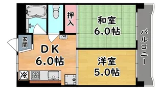 篠原南マンション【2階】の間取り