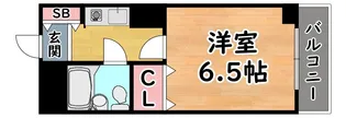 シャルムメゾン六甲道【3階】の間取り