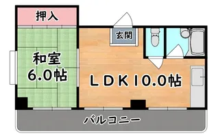 ハイム王子公園【3階】の間取り