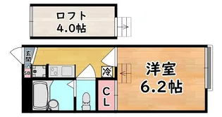 レオパレスEMIRATES住吉【2階】の間取り