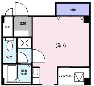 パル六甲【1階】の間取り