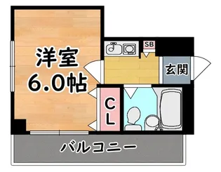 ル・パレ将軍【3階】の間取り