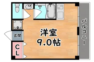 アーバンビュー六甲【3階】の間取り