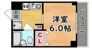ロイヤルコート六甲桜ヶ丘【2階】の間取り