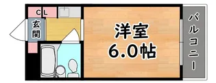 ダイドーメゾン六甲【1階】の間取り