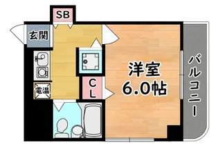 ジョイフル六甲II【4階】の間取り