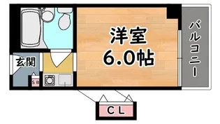 メゾン・ド・六甲パートI【5階】の間取り