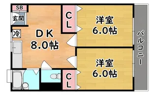 マンション大克【3階】の間取り