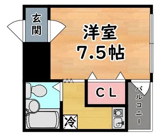 ザ・シティ御影【3階】の間取り