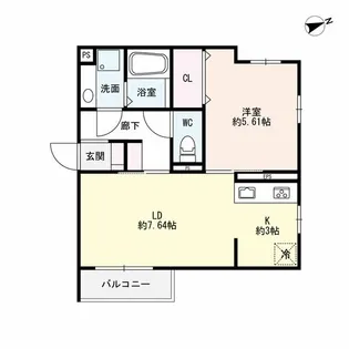 ベラ フォレスタ【2階】の間取り