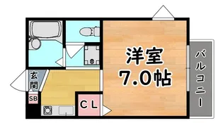 パープルハイム【2階】の間取り