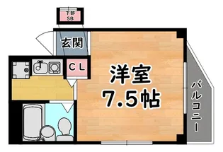 エイエムハイツ【2階】の間取り