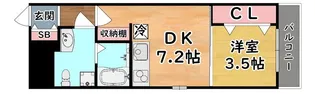 アロハ灘15【2階】の間取り