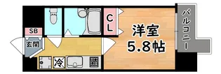 ブロスコート六甲Ⅱ【6階】の間取り