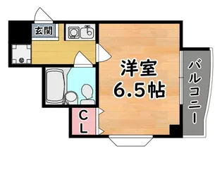 シャルマンフジ灘弐番館【4階】の間取り