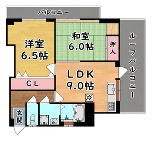 ショウケンマンションIII【3階】の間取り