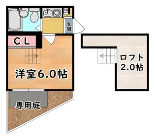 セントレジス王子公園【1階】の間取り