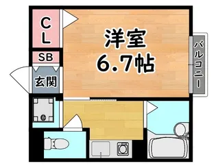 ハイツリブ【1階】の間取り
