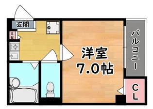 シェトワ大石【6階】の間取り
