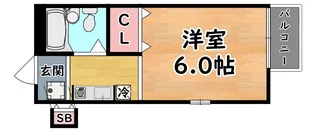 FIORE六甲【1階】の間取り