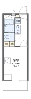 レオパレスフローラル【3階】の間取り