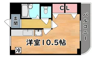 KSハイム【4階】の間取り