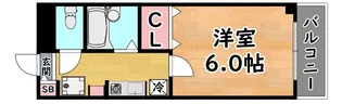 グランディア摩耶LEGEND【4階】の間取り