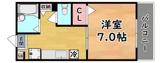 ポミエ六甲【1階】の間取り