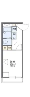 レオパレスムーランルージュ【1階】の間取り