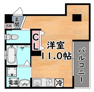 灘ステーションコート【2階】の間取り