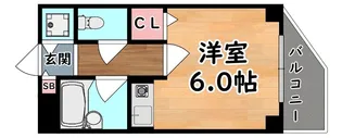 シティライフ六甲道III【5階】の間取り