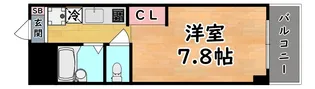 ビューライフ六甲【4階】の間取り