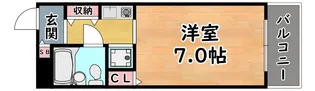 メゾン・ド・六甲パートIII【2階】の間取り