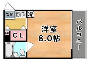 シティライフ桜ヶ丘【2階】の間取り